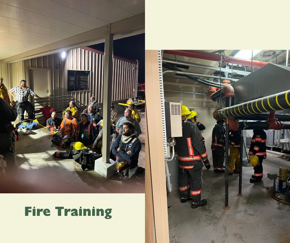 Onaga Fire Department and CHCS Conduct Joint Fire Training at Onaga Hospital