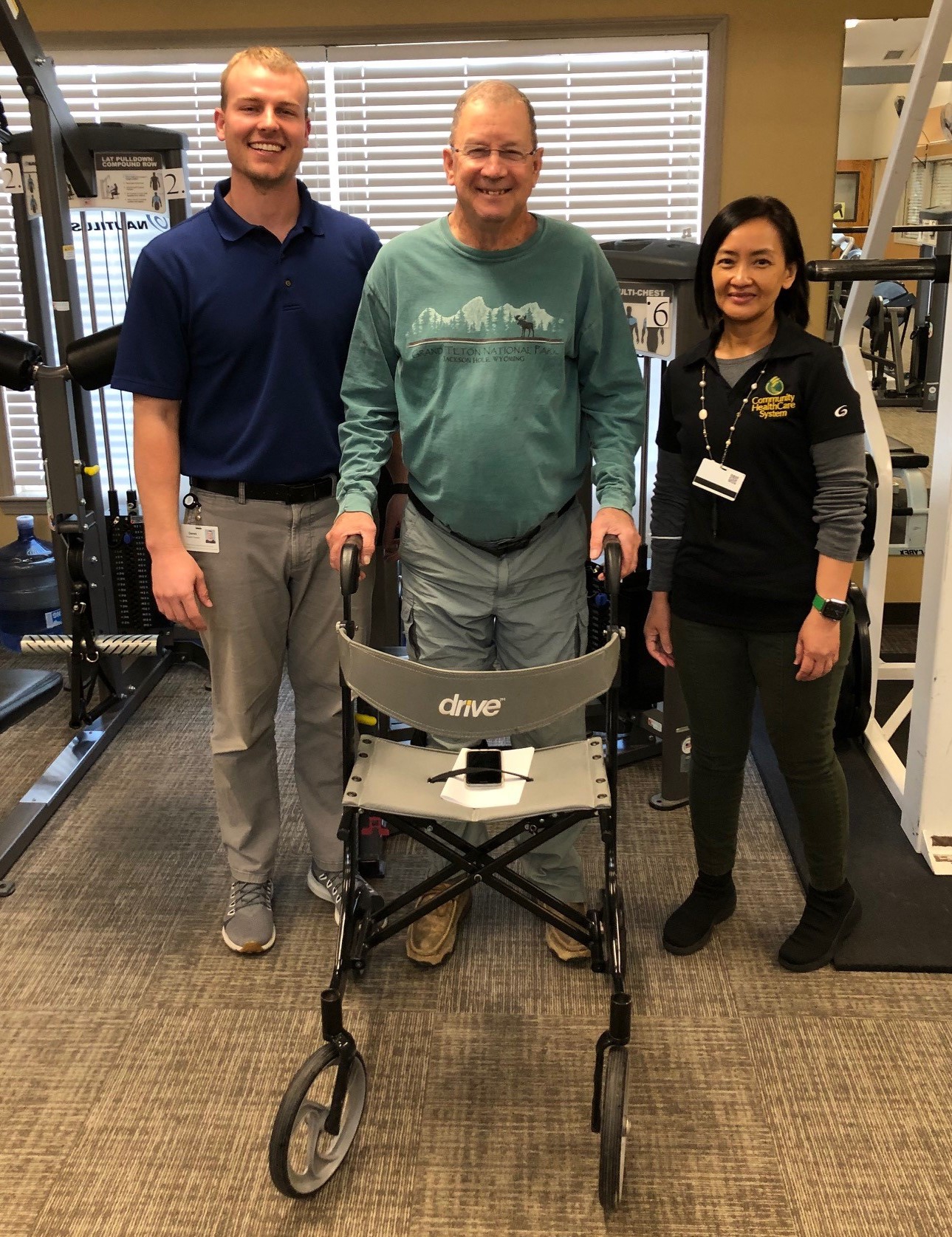 Physical therapy helps Bob Avery push for progress