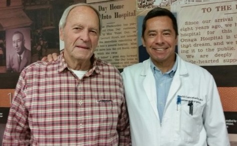 Larry Schroeder and Dr. Cancelada