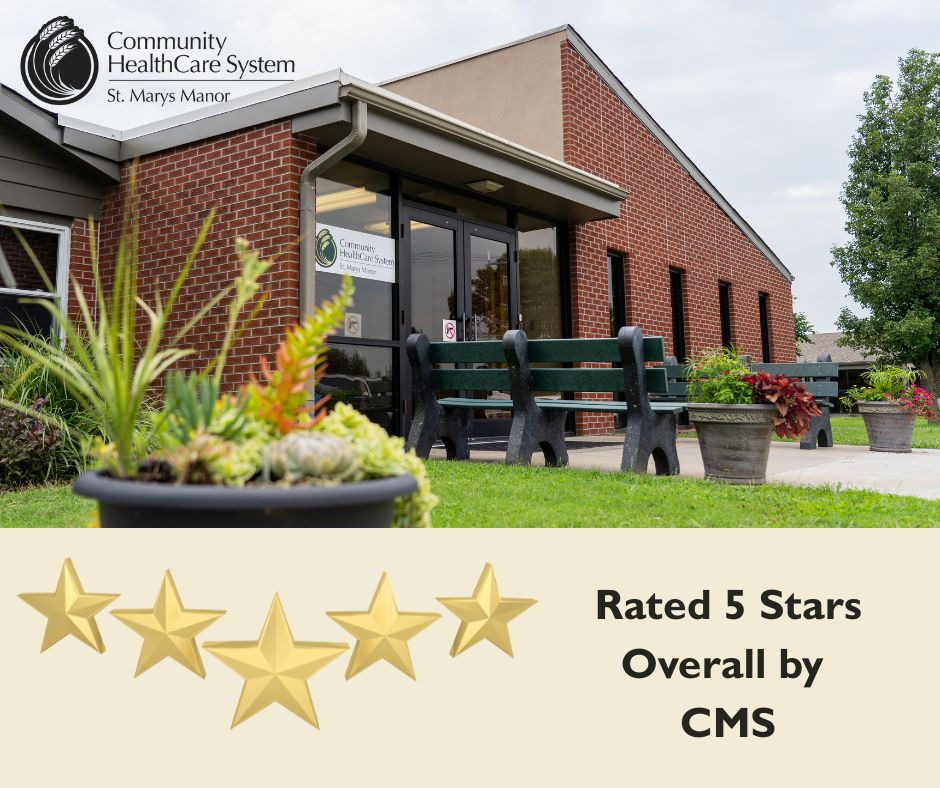 St. Marys Manor Earns Prestigious 5-Star Rating from CMS