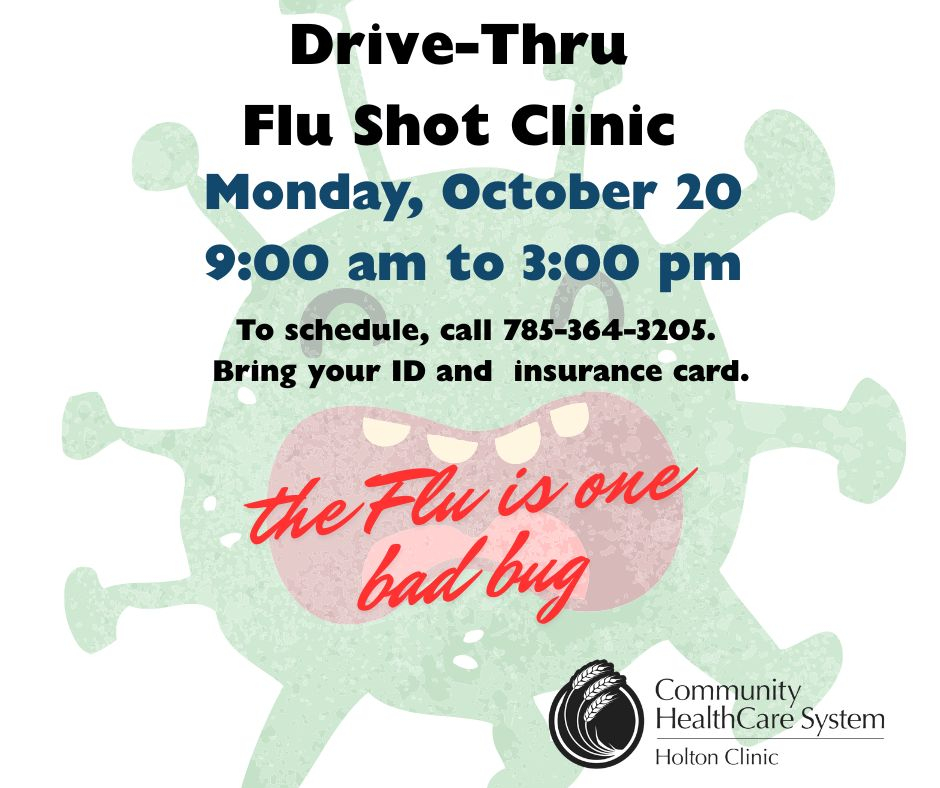 Holton Clinic Drive Thru Flu Shots Event Image