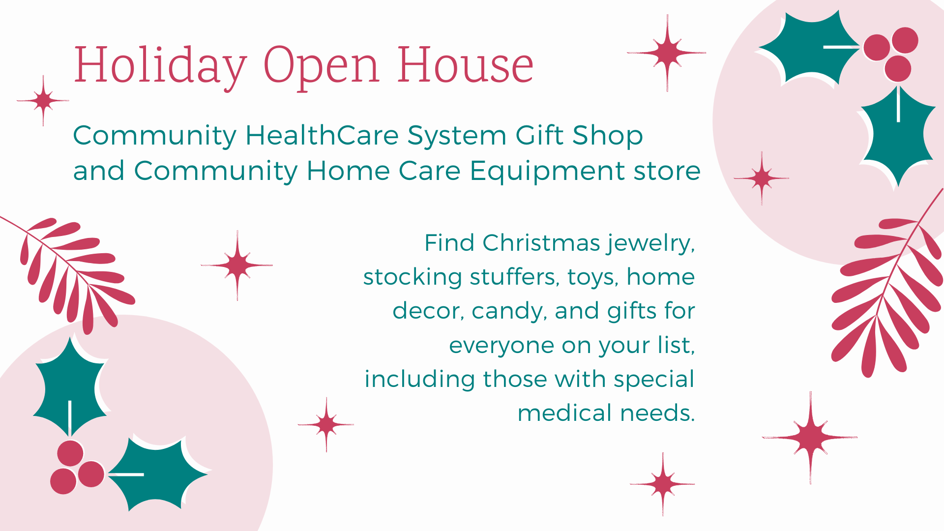 Gift Shop Holiday Open House Event Image